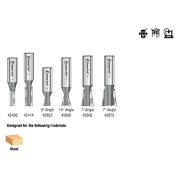 6-Piece Incra Dovetail Router Bit Set, 1/2" Shank - Alt Image 2