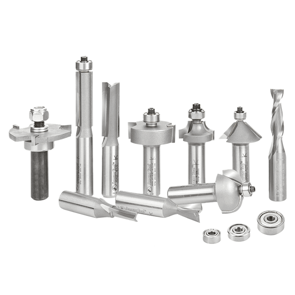 10-Piece Woodworkers Must Have Router Bit Set - Main Image