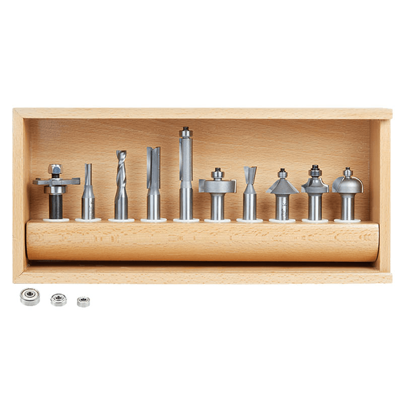 10-Piece Woodworkers Must Have Router Bit Set - Alt Image 1