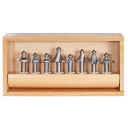 8-Piece Corner Round Bit Collection, 1/2" Shank - Main Image