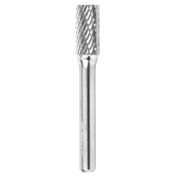 3/8" x 2-1/2" Double Cut Cylindrical Shape Burr Bit, 1/4" Shank - Main Image