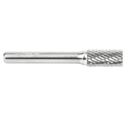 3/8" x 2-1/2" Double Cut Cylindrical Shape Burr Bit, 1/4" Shank - Alt Image 1