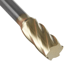 3/8" x 2-1/2" ZrN Coated Non-Ferrous Cylindrical Shape Burr Bit, 1/4" Shank - Alt Image 4