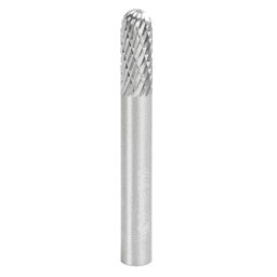 1/4" x 2" Cylinder Shape Double Cut Burr Bit, 1/4" Shank - Main Image