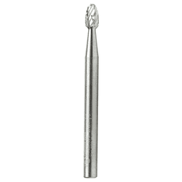 1/8" x 1-1/2" Oval Shape Double Cut Burr Bit, 1/8" Shank - Main Image