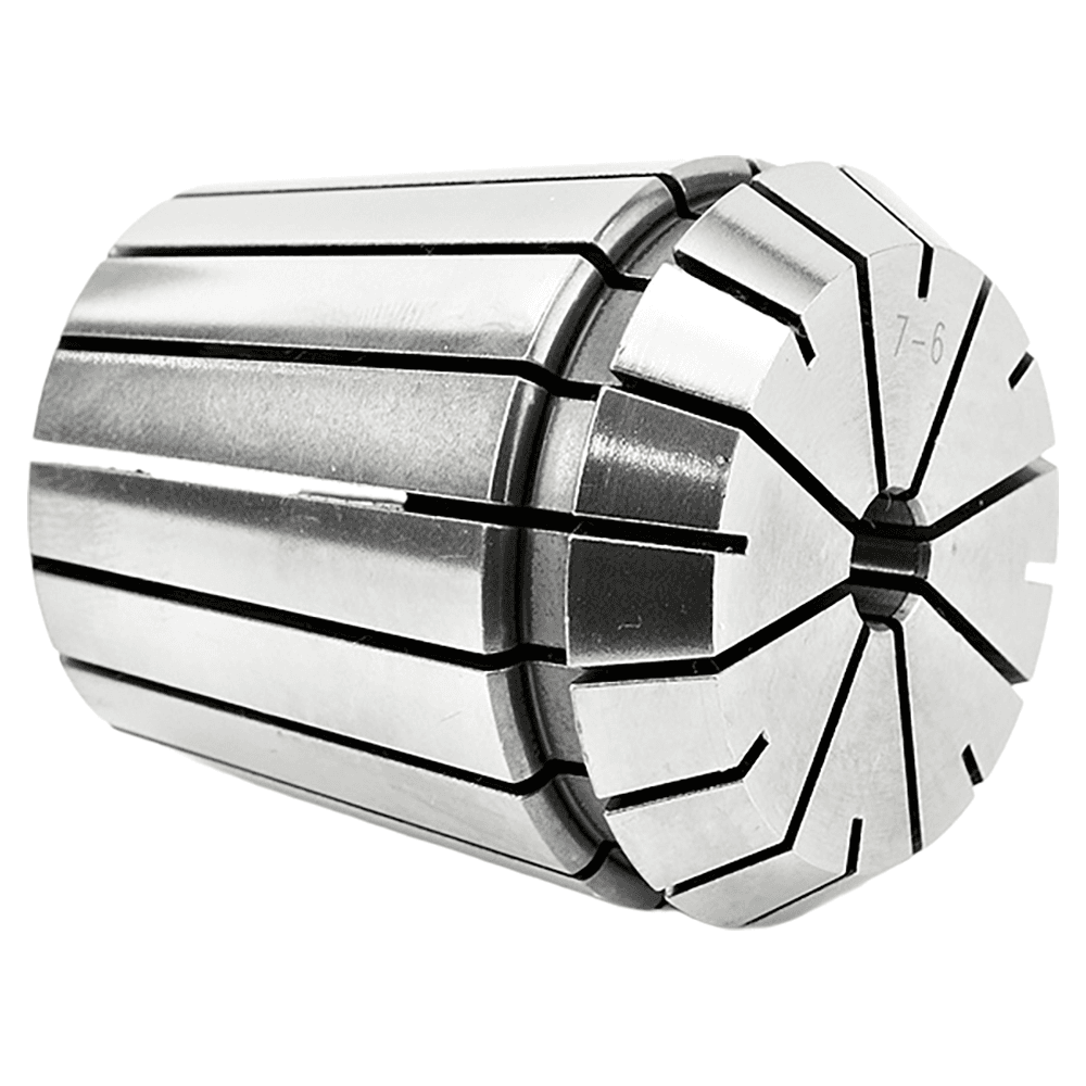 6-7mm x 46mm CO-206 6-7mm CNC High Precision Spring Collet for ER40 Tool Holder Alt 2 - Image