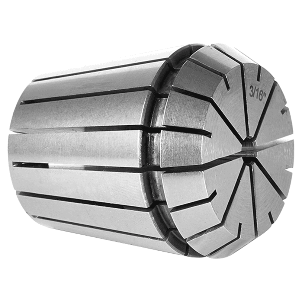3/16 x 46mm CO-264 3/16 Dia CNC High Precision Spring Collet for ER40 Tool Holder Alt 2 - Image