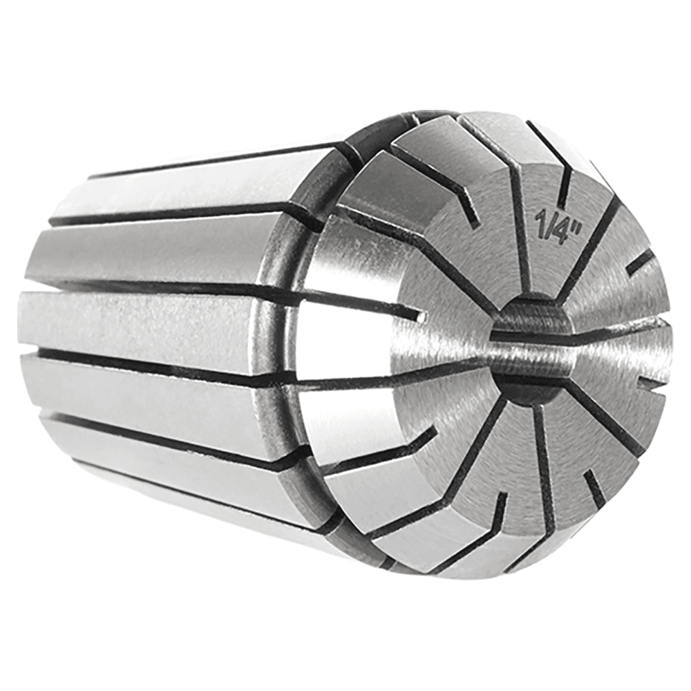 1/4" x 34mm CNC High Precision Spring Collet for ER25 Tool Holder Alt 2 - Image