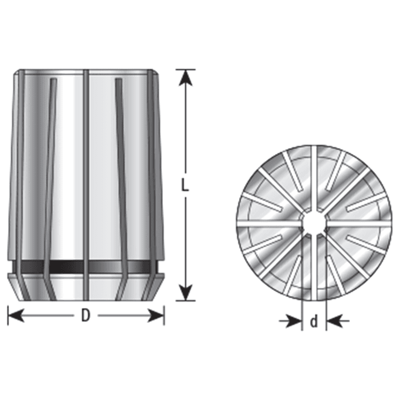 3/4" Collet for RDO-35/SYOZ-25/EOC25 Nut Alt 1 - Image