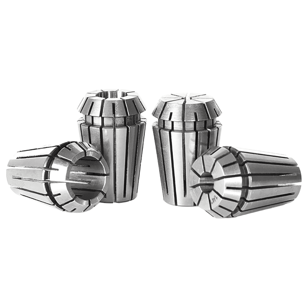 CO-ER20 1/8"/1/4"/3/8"/1/2" x 32mm 4-Piece CNC High Precision Spring Collet for ER20 Tool Holder Main - Image