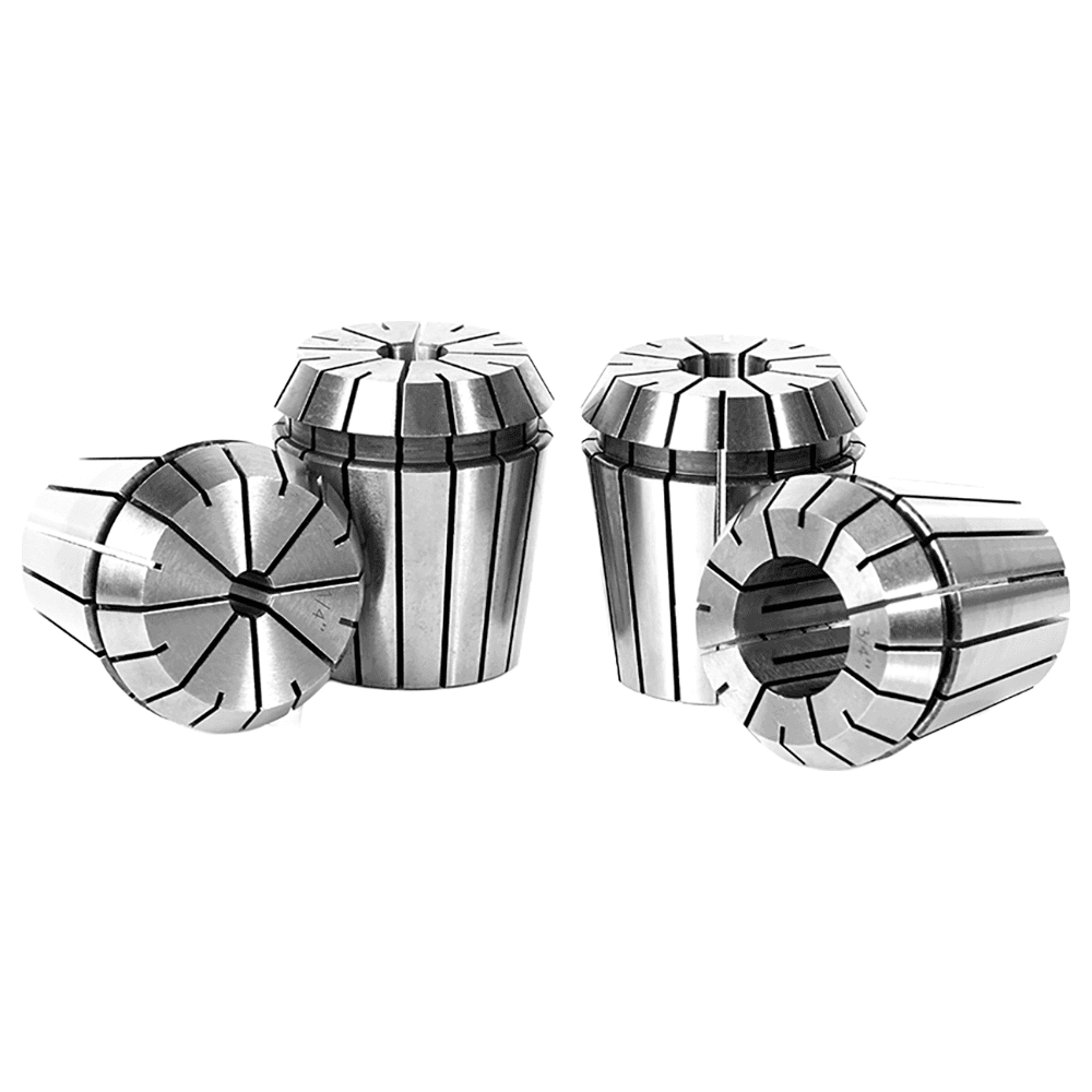 CO-ER40 1/4"/3/8"/1/2"/3/4" x 46mm 4-Piece CNC High Precision Spring Collet for ER40 Tool Holder Main - Image