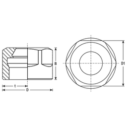 CON-ER16 28mm CNC Collet Nut for Standard ER16 Alt 1 - Image