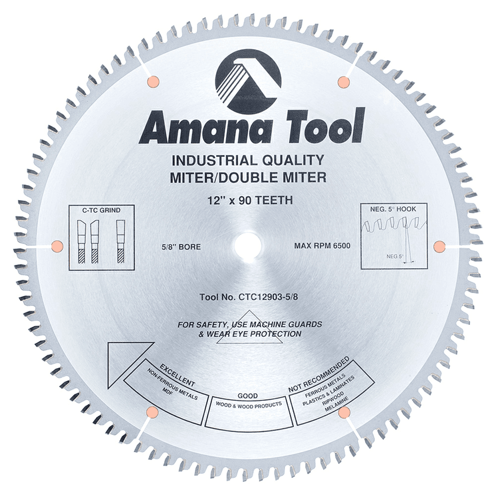12" x 90 Teeth Miter Saw Blade - Main Image