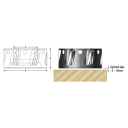 DCE-01 92mm Dust/Chip Extraction Nut System Alt 1 - Image