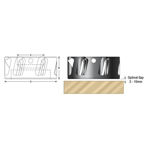 DCE-05 98mm Dust/Chip Extraction Nut System Alt 1 - Image