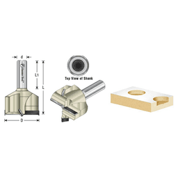 30mm Dia Diamond Tipped Hinge Boring Bit, 10mm Shank Alt 3 - Image