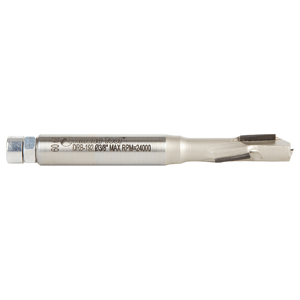 DRB-192 3/8" x 1-1/4" CNC Tipped Compression Up/Down Shear R/H Direction Router Bit, 2-Flute, 3/8" Shank Alt 2 - Image
