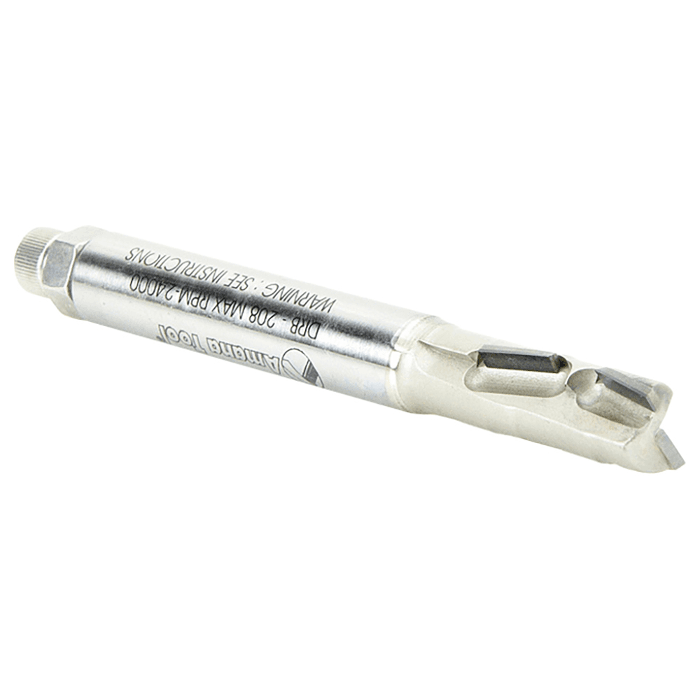 DRB-208 1/2" x 1-3/8" CNC Tipped Compression Up/Down Shear R/H Direction Router Bit, 2-Flute, 1/2" Shank Alt 3 - Image