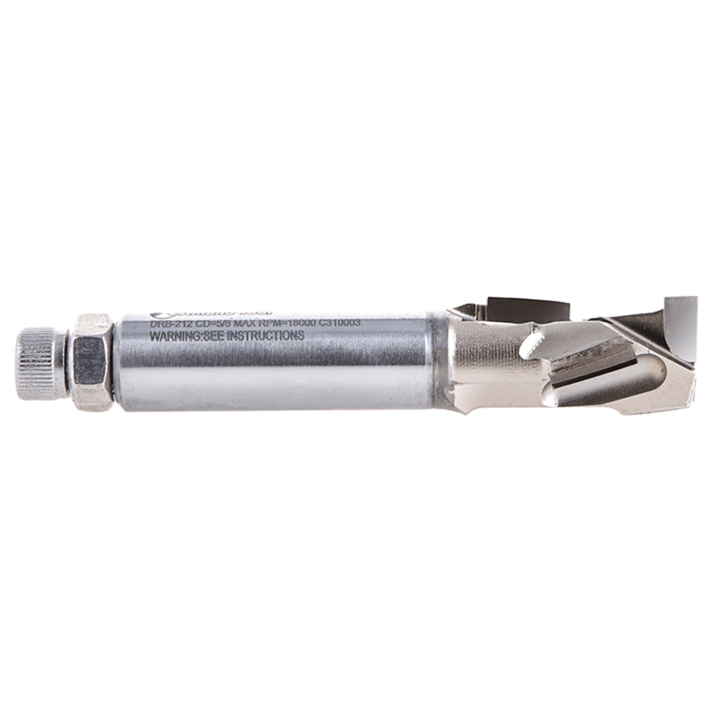 DRB-212 5/8" x 1" CNC Tipped Compression Up/Down Shear R/H Direction Router Bit, 2-Flute, 1/2" Shank Alt 2 - Image