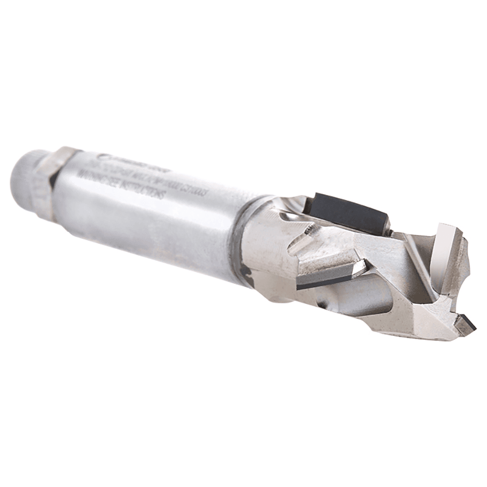 DRB-212 5/8" x 1" CNC Tipped Compression Up/Down Shear R/H Direction Router Bit, 2-Flute, 1/2" Shank Alt 3 - Image