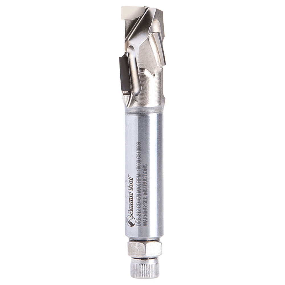 DRB-212 5/8" x 1" CNC Tipped Compression Up/Down Shear R/H Direction Router Bit, 2-Flute, 1/2" Shank Main - Image