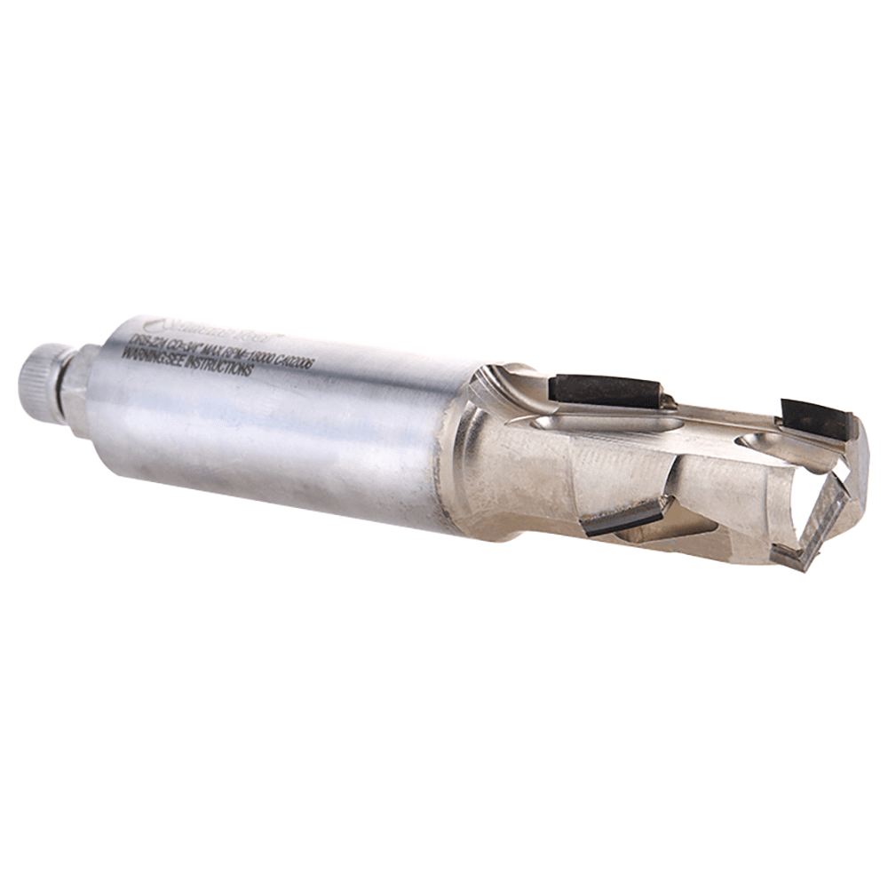DRB-224 3/4" x 1-3/8" CNC Tipped Compression Up/Down Shear R/H Direction Router Bit, 2-Flute, 3/4" Shank Alt 3 - Image
