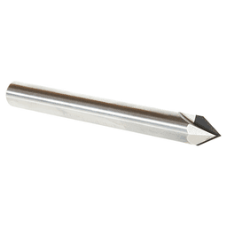 1/4" Dia x 1/8" CNC Polycrystalline Diamond 60° Engraving, V-Grooving and Chamfering Router Bit, 1/4" Shank Alt 3 - Image