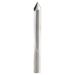 1/4" Dia x 1/8" CNC Polycrystalline Diamond 60° Engraving, V-Grooving and Chamfering Router Bit, 1/4" Shank Main - Image