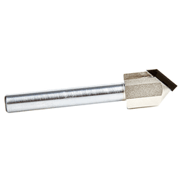 1/2" Dia x 1/4" CNC Polycrystalline Diamond 90° Engraving, V-Grooving and Chamfering Router Bit, 1/4" Shank Alt 2 - Image