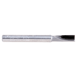 1/4" Dia x 1/2" Straight Plunge Down-Shear Polycrystalline Diamond Tipped Router Bit, Single Flute, 1/4" Shank Alt 2 - Image