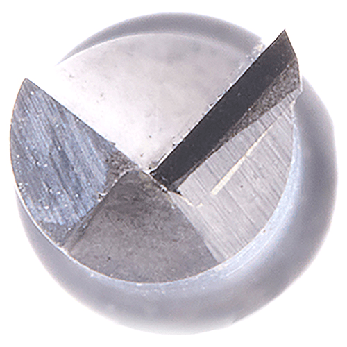 1/4" Dia x 1/2" Straight Plunge Down-Shear Polycrystalline Diamond Tipped Router Bit, Single Flute, 1/4" Shank Alt 4 - Image