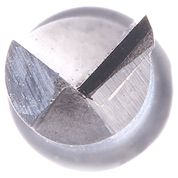 1/4" Dia x 1/2" Straight Plunge Down-Shear Polycrystalline Diamond Tipped Router Bit, Single Flute, 1/4" Shank Alt 4 - Image