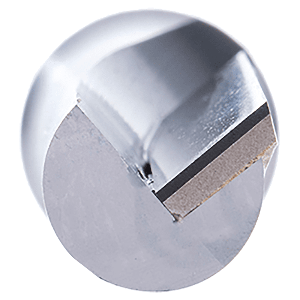 3/8" Dia x 5/8" Straight Plunge Down-Shear Polycrystalline Diamond Tipped Router Bit, Single Flute, 3/8" Shank Alt 4 - Image