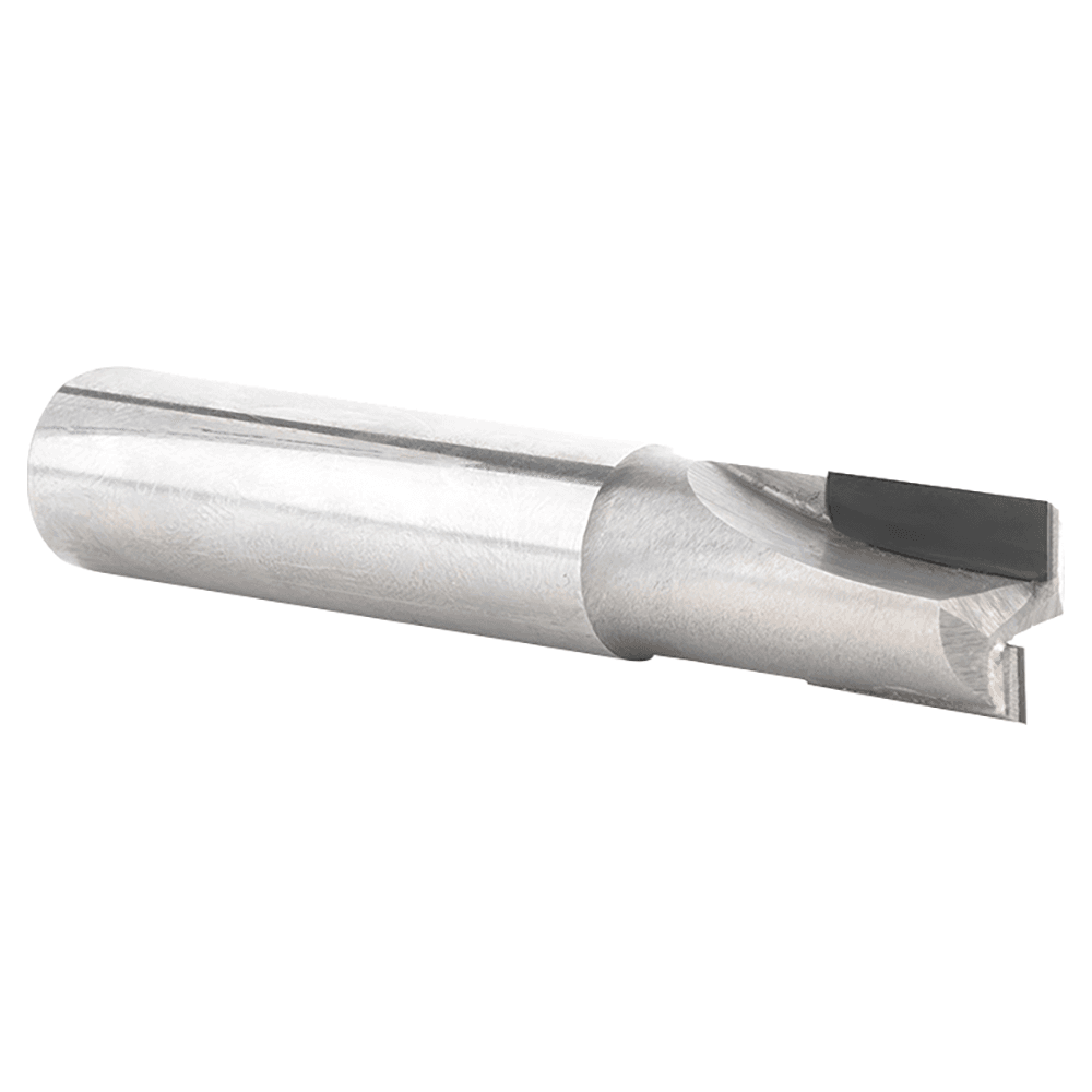 1/2" Dia x 5/8" Straight Plunge Down-Shear Polycrystalline Diamond Tipped Router Bit, 2 Flute, 1/2" Shank Alt 4 - Image