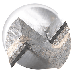 1/2" Dia x 5/8" Straight Plunge Down-Shear Polycrystalline Diamond Tipped Router Bit, 2 Flute, 1/2" Shank Alt 5 - Image