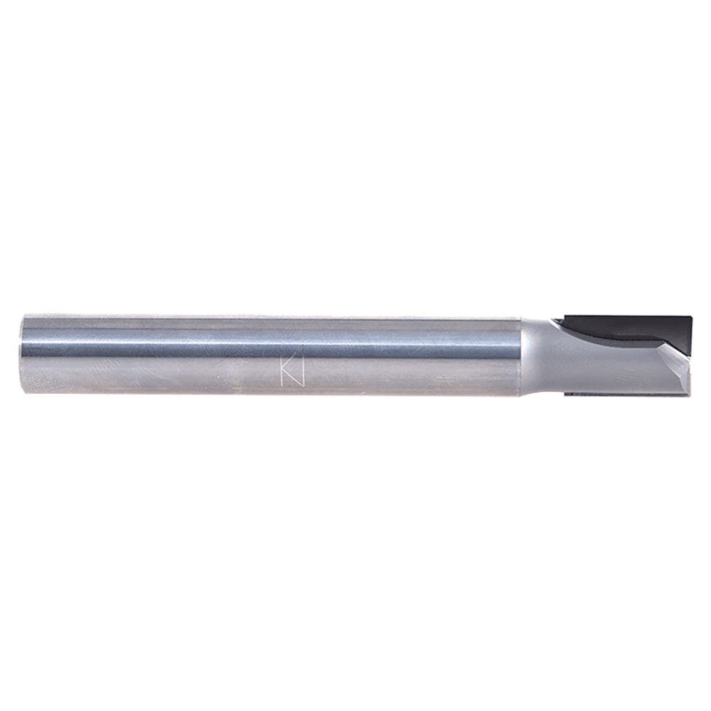 1/2" Dia x 3/4" Polycrystalline Diamond Tipped Straight Plunge Bit, Double Flute, 1/2" Shank Alt 2 - Image