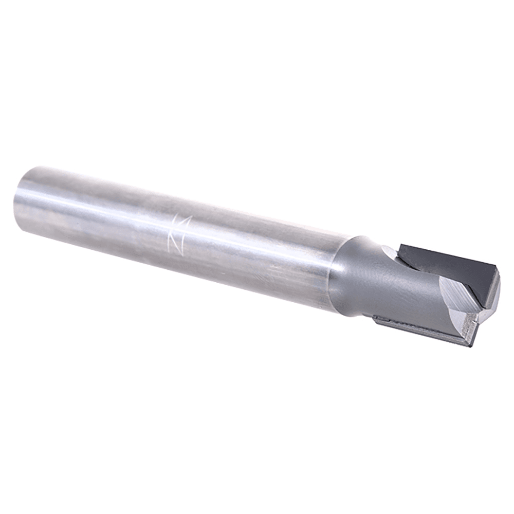 1/2" Dia x 3/4" Polycrystalline Diamond Tipped Straight Plunge Bit, Double Flute, 1/2" Shank Alt 3 - Image
