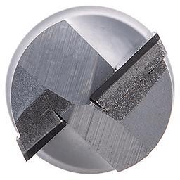 1/2" Dia x 3/4" Polycrystalline Diamond Tipped Straight Plunge Bit, Double Flute, 1/2" Shank Alt 4 - Image