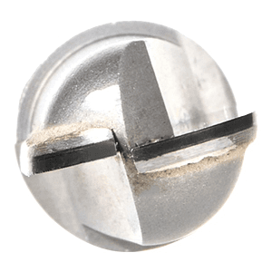 3/8" Dia x 1/2" CNC Polycrystalline Diamond Ball Nose Bit3/16" Radius, 3/8" Shank, 3" Long, 2 Flute, Router Bit Alt 4 - Image