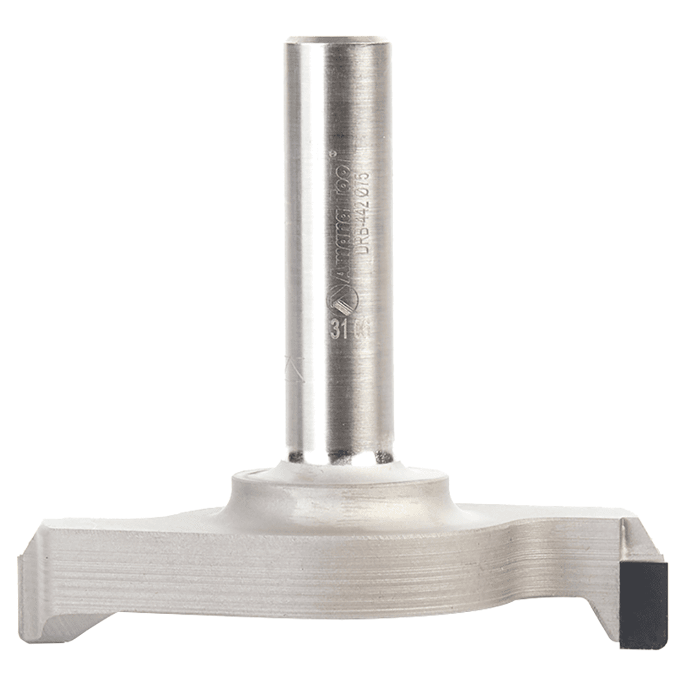 3" Dia x 10mm Polycrystalline Diamond (PCD) Tipped CNC Spoilboard Surfacing, Rabbeting, Flycutter, Slab Leveler/Surface Planer, 1/16" Radius, 1/2" Shank Alt 2 - Image