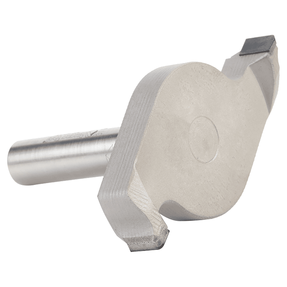 3" Dia x 10mm Polycrystalline Diamond (PCD) Tipped CNC Spoilboard Surfacing, Rabbeting, Flycutter, Slab Leveler/Surface Planer, 1/16" Radius, 1/2" Shank Alt 4 - Image