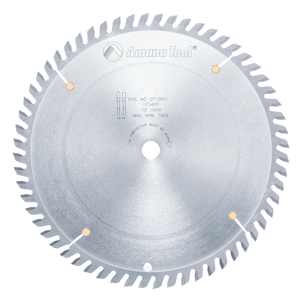 10" x 60 Teeth Ditec 2000 Cross-Cut/Cut-Off Saw Blade - Main Image