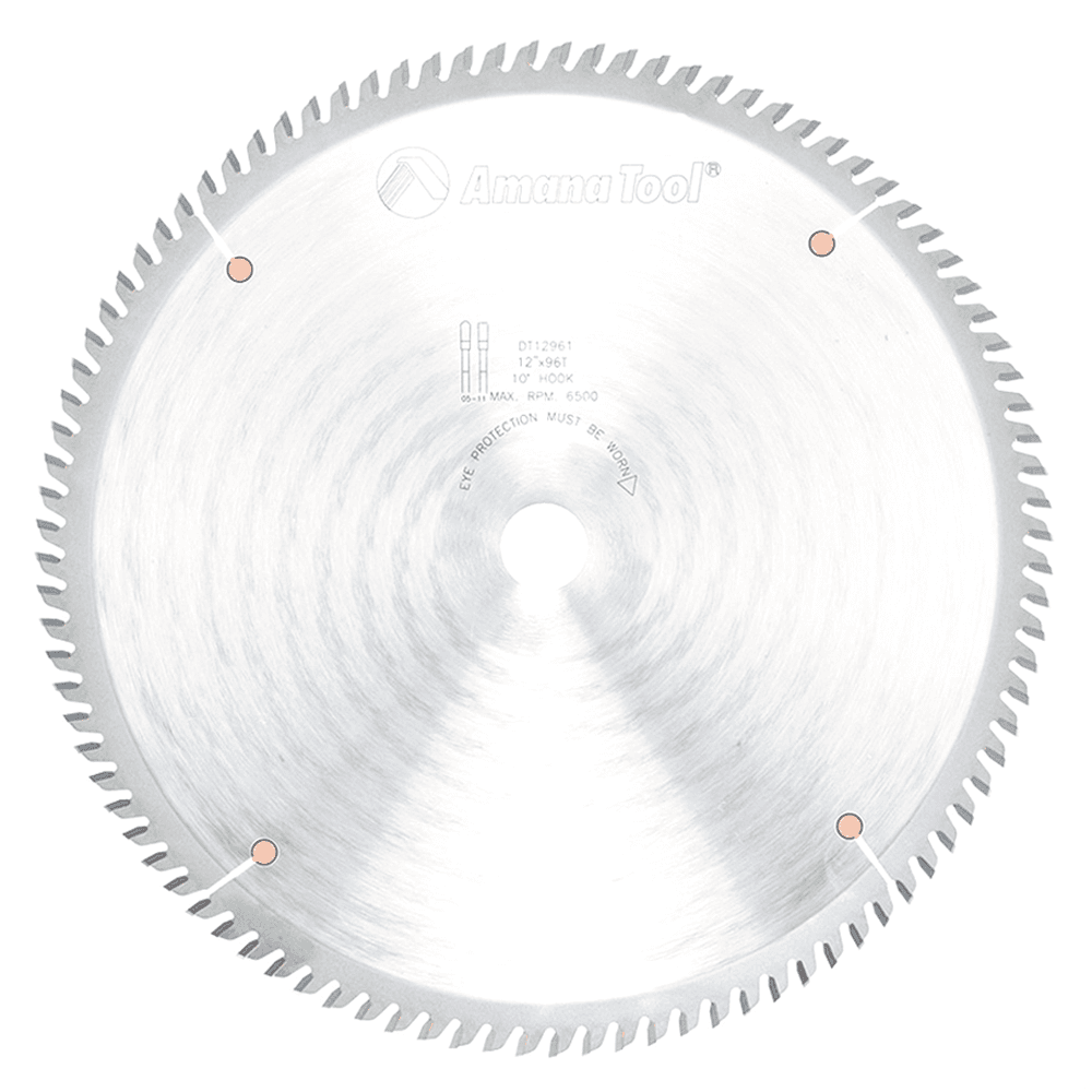 12" x 96 Teeth Cross-Cut Sliding Table Saw Blade - Main Image