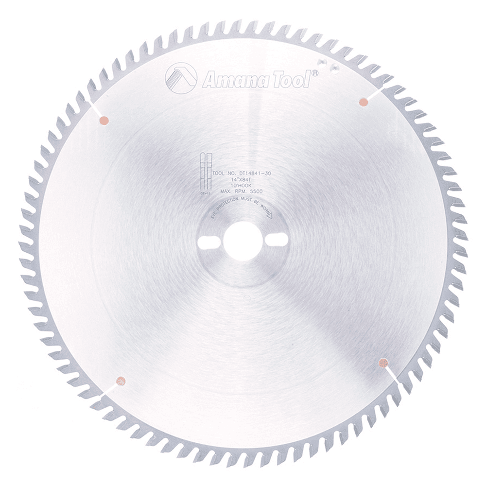 14" x 84 Teeth Cross-Cut Sliding Table Saw Blade, 30mm Bore Diameter - Main Image