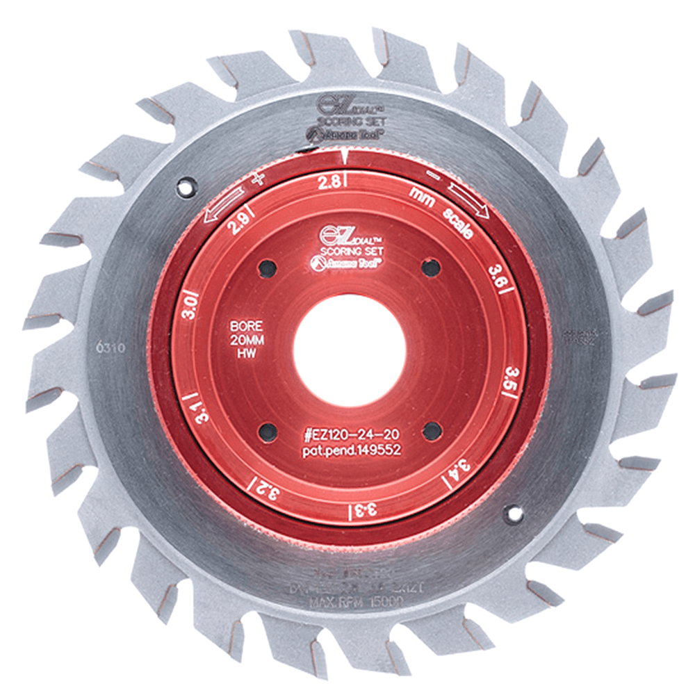 EzDIAL™ 120mm x 24 Teeth Adjustable Scoring Set, 20mm Arbor - Main Image