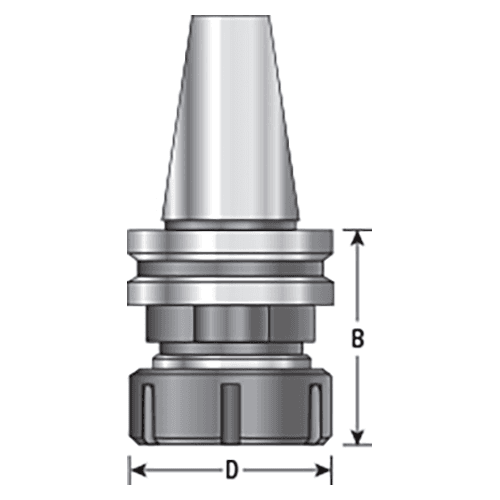 HO-124 50mm ISO40 Tool Holder Alt 1 - Image