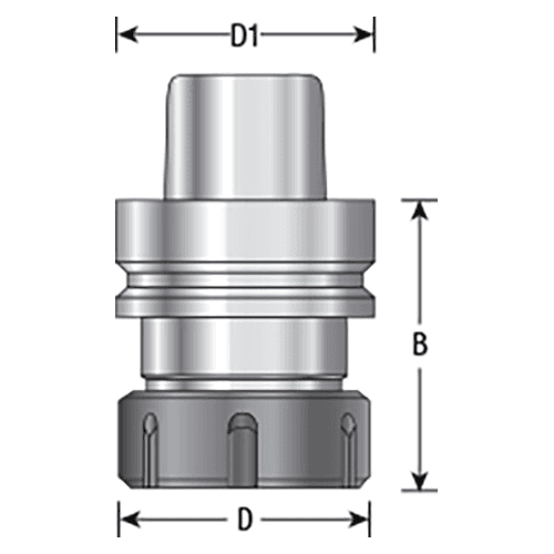 2" HSK63E Collet Chuck Alt 1 - Image