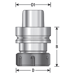 2" HSK63E Collet Chuck Alt 1 - Image