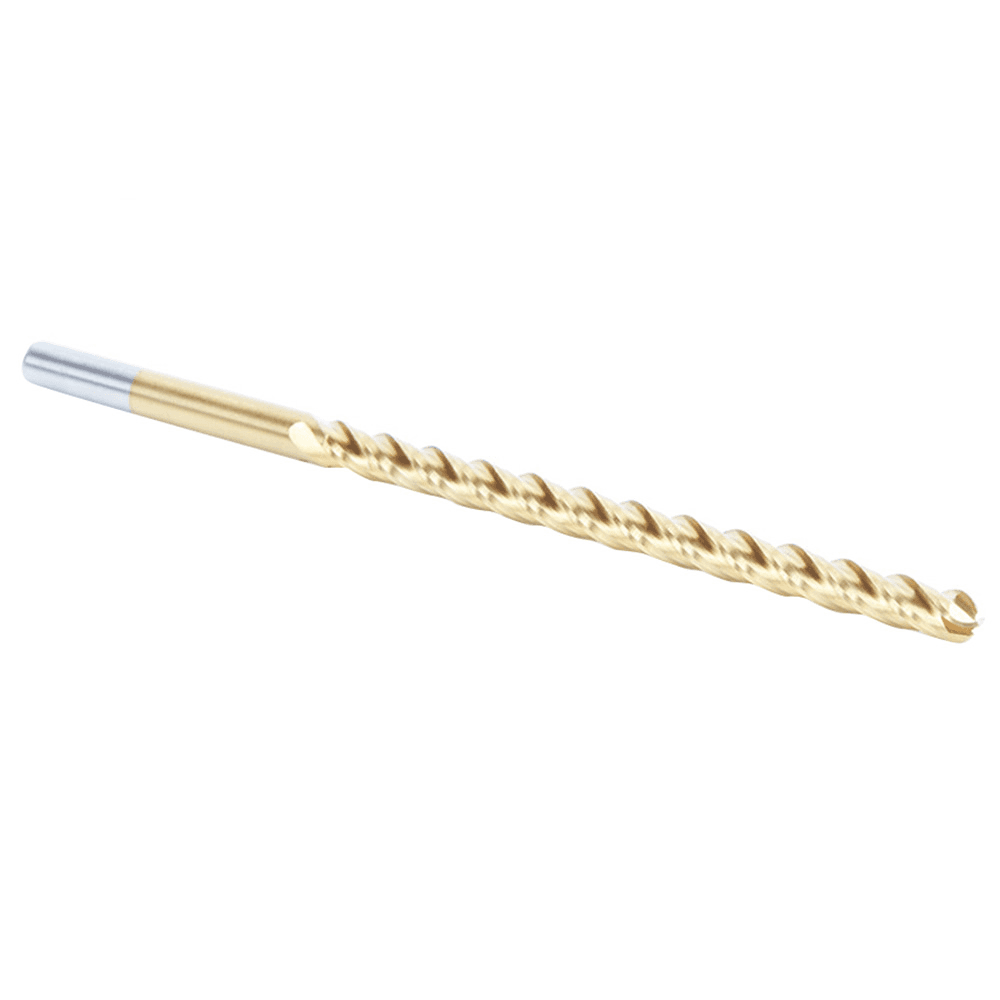 1/4" x 6" Foam Cutting Ball End Extended TiN Coated Up-Cut CNC Spiral Router Bit, 4-Flute, 1/4" Shank - Alt Image 2