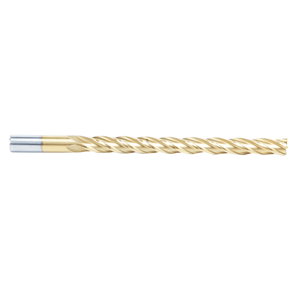 1/2" x 8" Foam Cutting Square End Mill Extended TiN Coated Up-Cut Spiral Router Bit, 4-Flute, 1/2" Shank - Alt Image 1